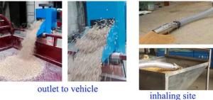 China Flexible Grain Suction Screw Conveyor for Farm and industrial Use factory