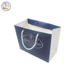 China Elegant Printed Paper Bags , Personalized Reusable Shopping Bags factory