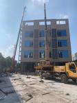 Q355B Garage Steel Frame For Office Buildings With Steel Floor Decking