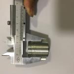 03310-06 Forged Female Hydraulic Hose Crimp Ferrules Carbon Steel SS