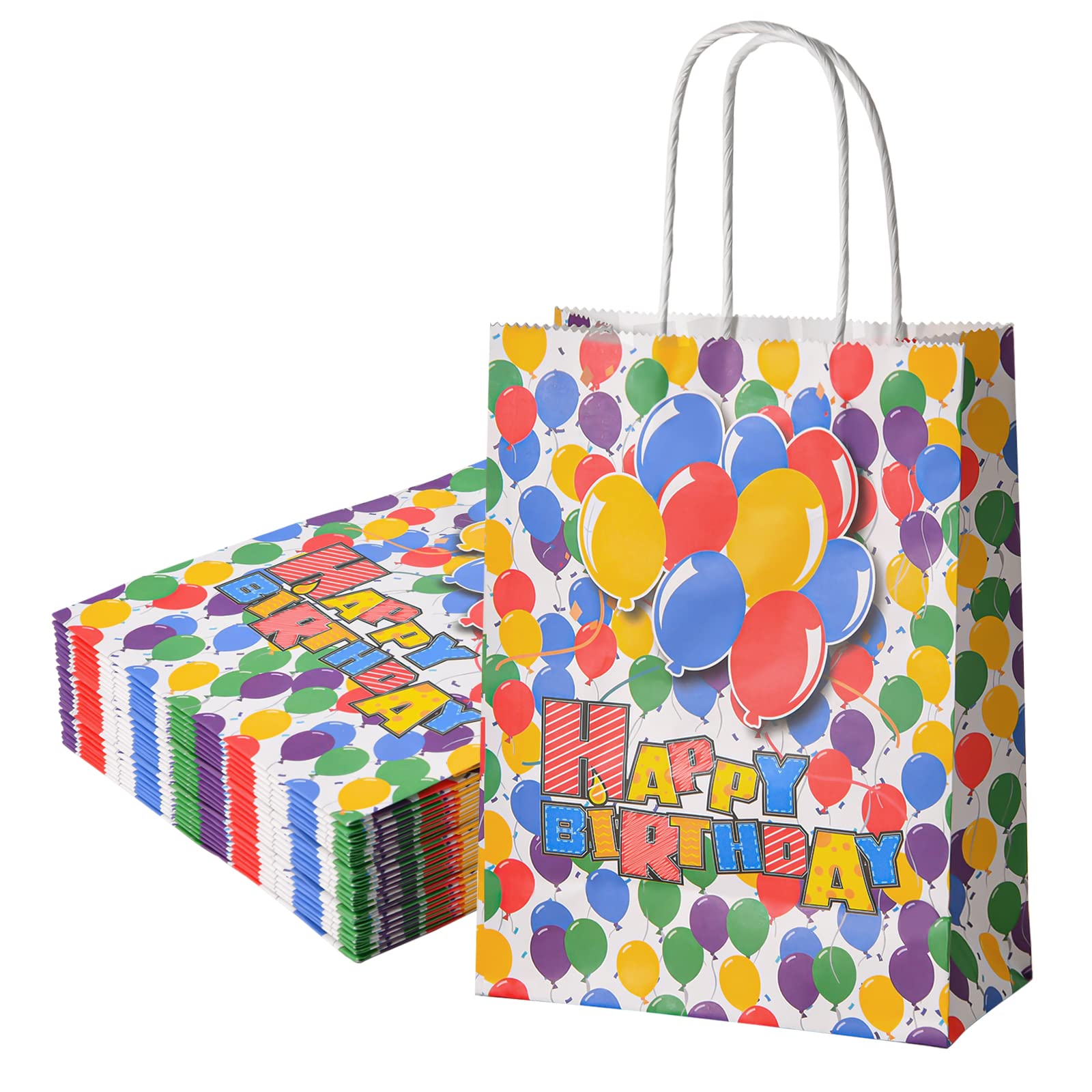 Custom Order Accepted Affordable Kraft Paper Bags for Happy Birthday Candy Packaging