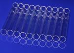High Temperature Resistance 1100 Degrees Custom Quartz Glass Tube