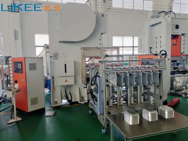 Mitsubishi PLC Control 12000pcs/hr Production Capacity Aluminium Foil Food