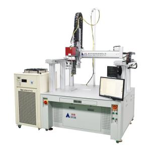 China Gantry Laser Welding Machine For Prismatic Lithium Battery Pack Aluminum Nickel Busbar 32140 Automatic Laser Spot Welder on sale