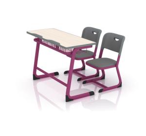 China Classroom Student Chair With Writing Table Student Desk And Chairs For Classroom School Furniture factory