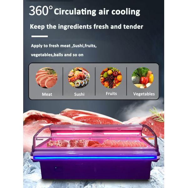 Size OEM Commercial Meat Counter Butchery Display Fridges Factory Price