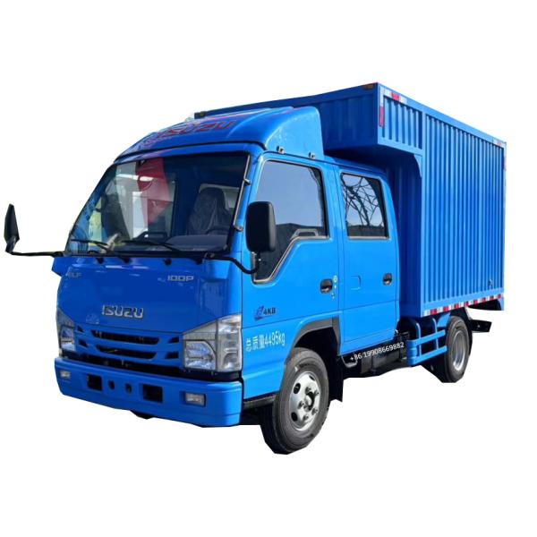 Factory Price New ISUZU 4x2 Diesel Cargo Truck Van Truck 3-8T Load For sale