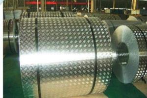China Embossed 3/5 Bar Aluminum Diamond Plate Sheets Decorative For Construction factory