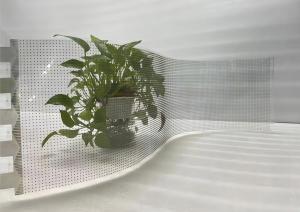 China Glass Film Transparent LED Wall Display Ultra Slim And Light Weight factory