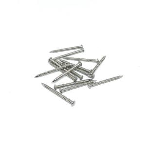 China 2.3mm Diameter Oval Head Ring Shank Nails A2 Stainless Steel factory
