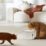 Automatic Pet Water Dispenser 2.4L for Cats and Dogs Mute Drinking Fountain Bowl