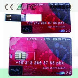 China Kongst Good Quality usb business card Usb card oem credit card usb 2.0/3.0 factory