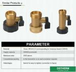 Single Outlet Hose Connector Coupling Brass Fittings Brass Valves