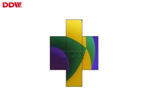 China Ultra Thin Splicing Irregular Video Wall 16.7M Color Quiet Cooling Fan factory