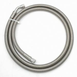China 3/8&quot; Stainless Steel 304 Wire Braided Convoluted PTFE Hose High Temperature factory
