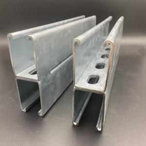 China High Strength 41x82 Zinc Plated Back to Back Strut Channel factory