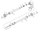 Cadillac CTS 4DR 2004-2007 Front and Rear Drive Shaft/Propeller Shaft 25773497