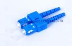 SC SM 9 / 125um 3.0mm duplex fiber optic connector For WAN And LAN
