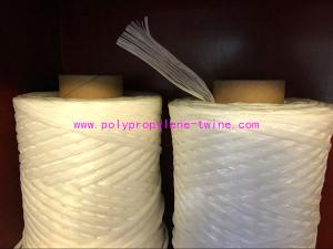 China White Cable Filler Yarn , PP Fibrillated Yarn Winding In Paper Tube Packing factory
