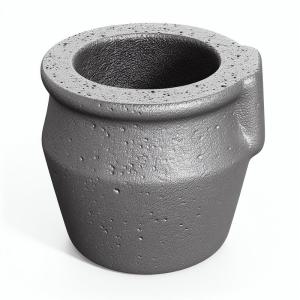 Customization Silicon Carbide Graphite Crucible For Melting Copper Various Sizes