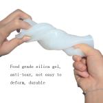 6.5*5.5*12Cm Statue Silicone Rubber Candle Molds 130G Custom Plus Size