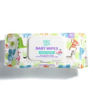 China Wet Tissue 80 Count Soft Non Woven Baby Wipes With Lid For Babies factory