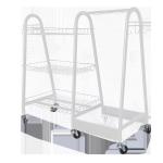 Metal Garage Ball Rack Rolling Sports Equipment Storage Organizer With Baskets