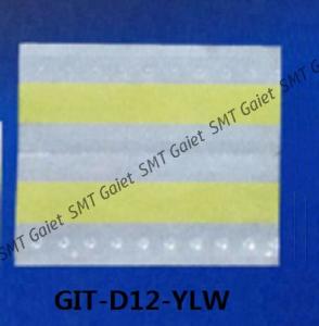 China SMT 12mm Double Splice Tape 500 PCS/Box GIT-D12-YLW Yellow Blue Black factory