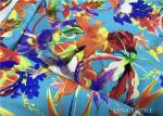 Mini Floral Printed Bikini Fabric Material , 180gsm Lycra Bathing Suit Fabric