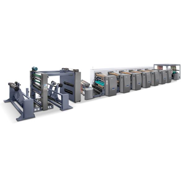 China Automatic Inline Flexo Printing Machine 6 Colors Safety Operation Multipurpose factory