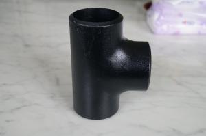 China 6'' 12'' 20'' Carbon Or Stainless Steel Pipe Tee ANSI B16.9 SH3408 Plain End PE factory