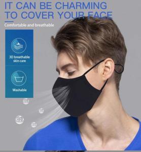 China Washable Copper Ion Cotton Face Mask Reusable Elastic Earloop Cotton Mask factory