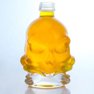 China Collar Material Glass Super Flint Glass 750ml Clear Glass Bottle with Screw Cap factory