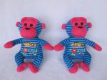 9inch Lovely Knitted Monkey Stuffed Animal Plush Toy For Promotion Gifts​​