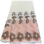 2023 Newest design swiss voile lace good quality swiss voile cotton lace fabric