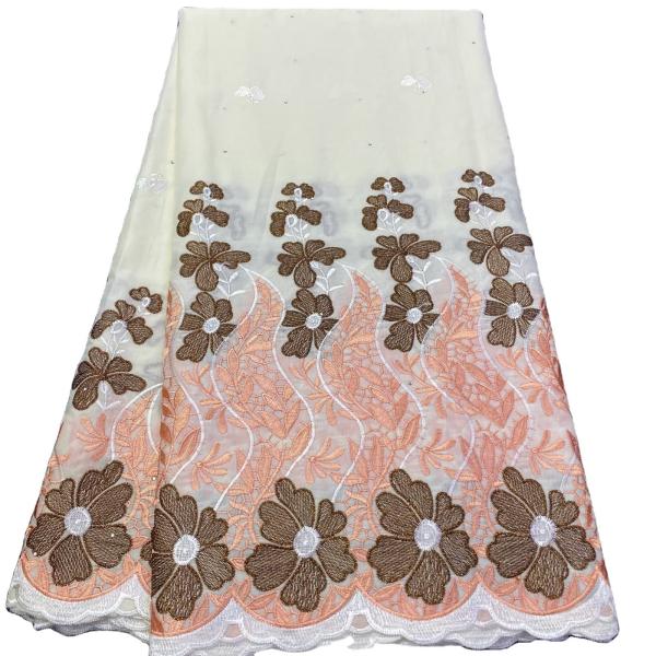 2023 Newest design swiss voile lace good quality swiss voile cotton lace fabric