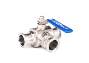 China Sanitary Tri Clamp Ball Valve factory