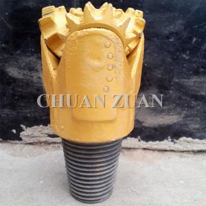 China Gold 98MM Steel Tooth Bit / IADC 127 Roll Forged Tricone Roller Bit factory