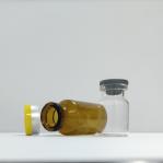 Pharmaceutical Vaccine Tubular Glass Vials Borosilicate Glass Bottle With Rubber