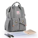 Multifunctional Mommy Diaper Bag Backpack With Trailer Buckle OEM ODM