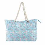 Medium Polyester Beach Bag Tote Portable Travel Extra Large Lightweight