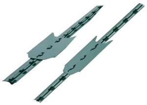 China Farm Fence 7 Ft Studded T Post Green Iso Steel 0.95lb/Ft In Stock factory