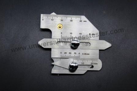 Multiple-purpose Undercut Depth Height Weld Gauge Tool For Bridge / Ship