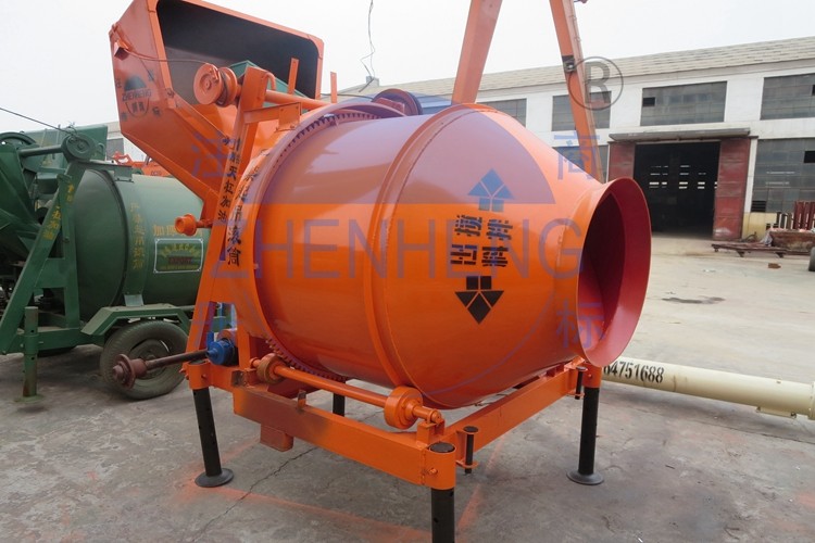 300L Electric Power Reversing Drum JZC300 Concrete Mixer Machine