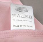 Customized Satin Wash Care Printing Labels For Clothing