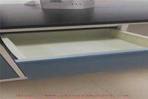 China OHSAS H - Frame White Steel Lab Furniture / Chemistry Lab Cabinets factory