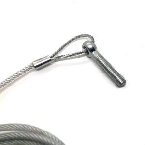 China Wire Rope Suspension Kit V - Fit Snap Hook Looping Cable Gripper For Ventilation Systems factory