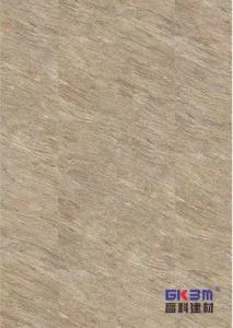 China 12''X24'' Amber Stone Pattern Vinyl Plank Flooring GKBM Greenpy MJ-S6011 factory