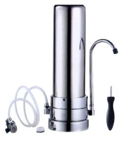China Bacteria Removal Stainless Steel Gravity Water Filter / Purifier , Perfect Steel Water Filter 5- 38°C Range factory