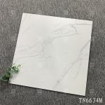 White Color Marble Look Porcelain Rustic Tile For Bedroom Or Kitchen